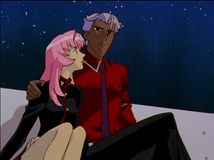 Utena looks up at Akio