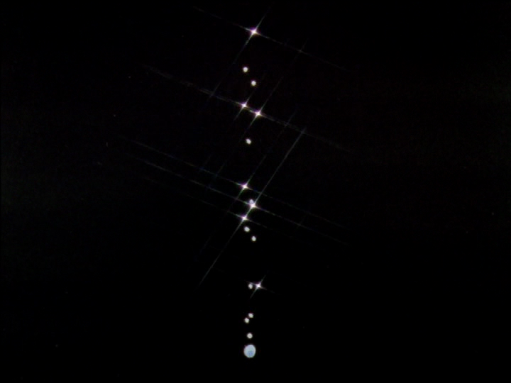 Utena’s tears drip downward in the final episode.