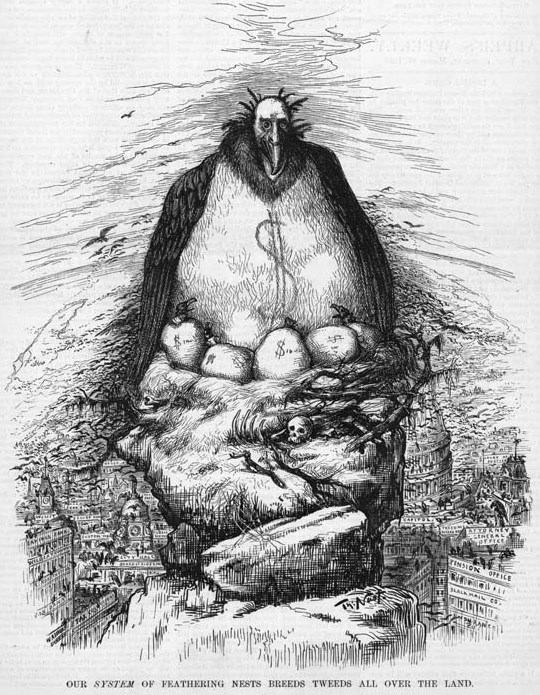 Thomas Nast vulture cartoon