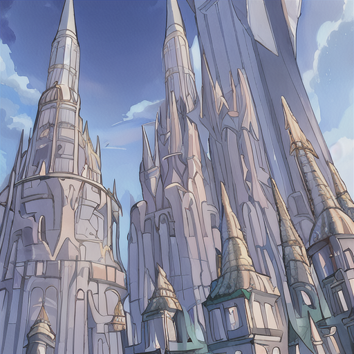 the topless towers of Ilium, an AI-generated picture